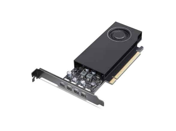 NVIDIA RTX A400 - Grafikkort - RTX A400 - 4 GB GDDR6 - PCIe 4.0 x8 - 4 x Mini DisplayPort