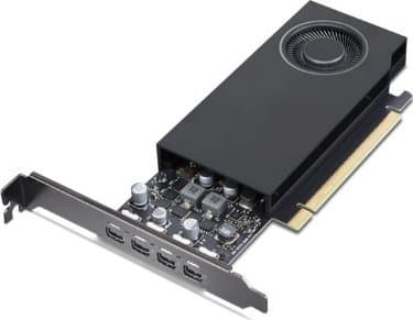 NVIDIA RTX A400 - Grafikkort - RTX A400 - 4 GB GDDR6 - PCIe 4.0 x8 - 4 x Mini DisplayPort