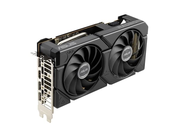 ASUS Dual -RX7600-O8G-EVO, Radeon RX 7600, 8 GB, GDDR6, 128 bit, 7680 x 4320 piksler, PCI Express 4.0