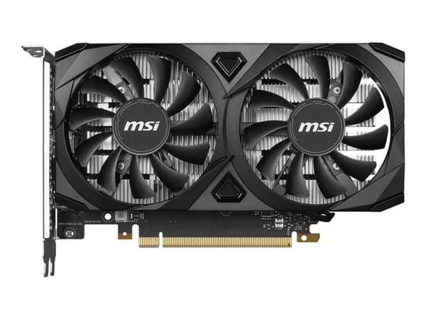 MSI GeForce RTX 3050 VENTUS 2X 6G OC - Grafikkort - GF RTX 3050 - 6 GB GDDR6 - PCIe 4.0 x16 - 2 x HDMI, DisplayPort Sort