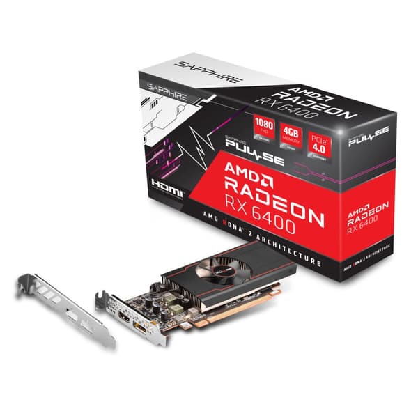 Grafikkort Sapphire 11315-01-20G Radeon RX 6400 4 GB GDDR6