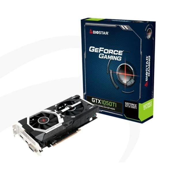 Grafiikkakortti Biostar VN1055XF41 NVIDIA GeForce GTX 1050 Ti 4 GB GDDR5