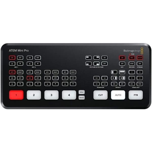 Blackmagic Design ATEM Mini Pro - Streaming Production Switcher med 4 HDMI-ingångar (Kategori: Capture Card Svart