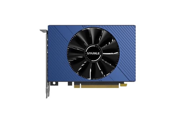 Sparkle Intel Arc A380 ELF 6 GB GDDR6 grafikkort Svart, Blå, Silver