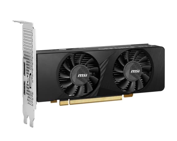 MSI GEFORCE RTX 3050 LP 6G OC -näytönohjain, NVIDIA 6 Gt GDDR6