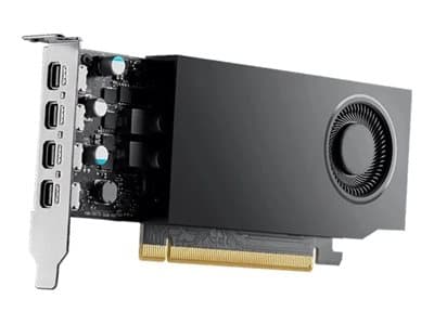 NVIDIA RTX A1000 - Näytönohjain - RTX A1000 - 8 GB GDDR6 - PCIe 4.0 x8 lavprofil - 4 x Mini DisplayPort - 4 x Mini DisplayPort