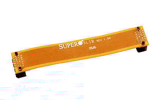 Supermicro AOC-SLIB3-O-P, 3-veis grafikkortbro, Sort, Oransje