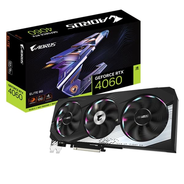 Grafiikkakortti Gigabyte GV-N4060AORUS E-8GD Geforce RTX 4060 GDDR6