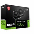 Pikkukuva 1 / 7: Grafiikkakortti MSI GEFORCE RTX 4060 VENTUS 2X BLACK 8G OC Geforce RTX 4060 8 GB GDDR6