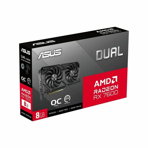 Grafiikkakortti Asus RX7600-O8G-EVO AMD Radeon RX 7600 8 GB GDDR6