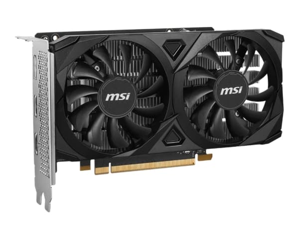 MSI GeForce RTX 3050 VENTUS 2X E 6G OC - Grafikkort - GF RTX 3050 - 6 GB GDDR6 - PCIe 4.0 x16 - 2 x HDMI, DisplayPort