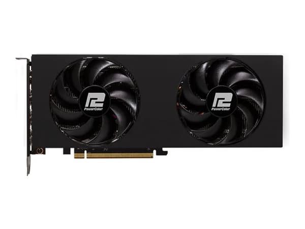 PowerColor Radeon RX 7700 XT, Radeon RX 7700 XT, 12 GB, GDDR6, 192 bittiä, 7680 x 4320 pikseliä, PCI Express 4.0 musta