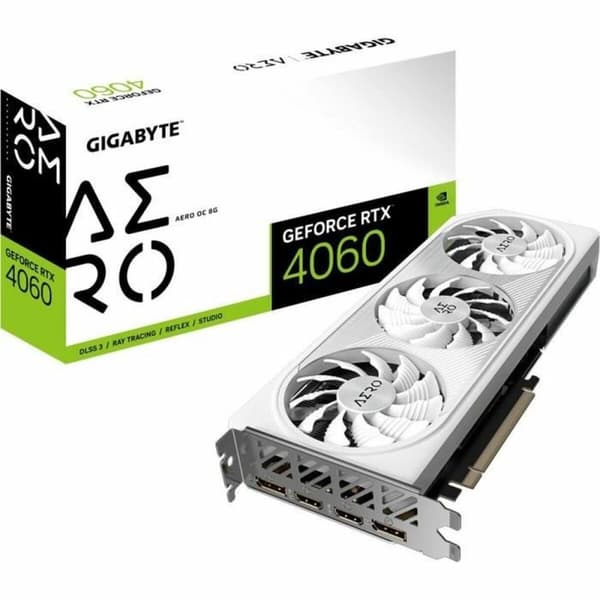 Grafikkort Gigabyte GV-N4060AERO OC-8GD Geforce RTX 4060 Vit
