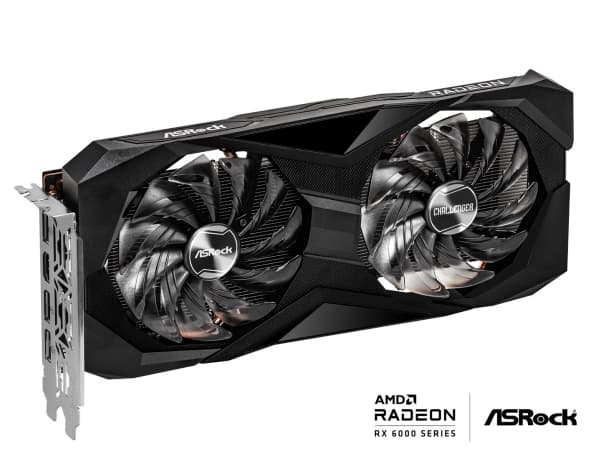 Asrock Challenger AMD Radeon RX 6600 D 8GB, Radeon RX 6600, 8 GB, GDDR6, 128 bittiä, 7680 x 4320 pikseliä, PCI Express x16 4.0