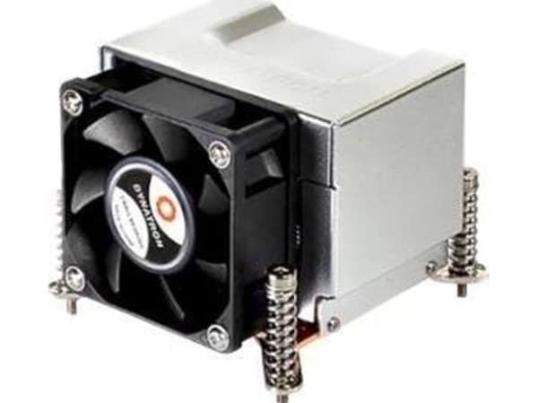 DYNATRON K21 Intel CPU-kylare 2U LGA115x-1200 Koppar Aluminiumlameller med HeatPipe aktiv med PWM och upp till 125W TDP (A 2726)