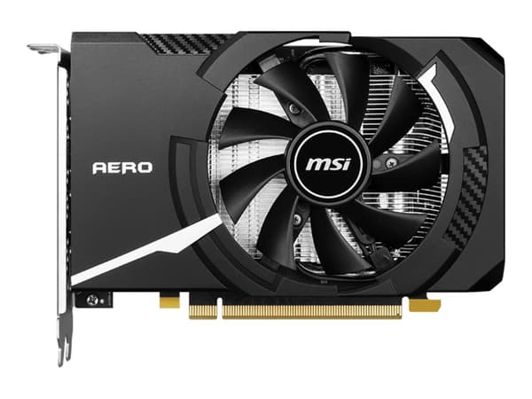MSI GeForce RTX 4060 AERO ITX 8G OC - Grafikkort - GeForce RTX 4060 - 8 GB GDDR6 - PCIe 4.0 x8 - HDMI, 3 x DisplayPort Sort