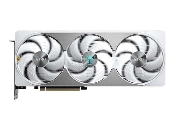 Gigabyte GeForce RTX 5080 AERO OC SFF 16G - Grafikkort - GeForce RTX 5080 - 16 GB GDDR7 - PCI Express 5.0 - 3 x DisplayPort, HDMI - boks Hvit