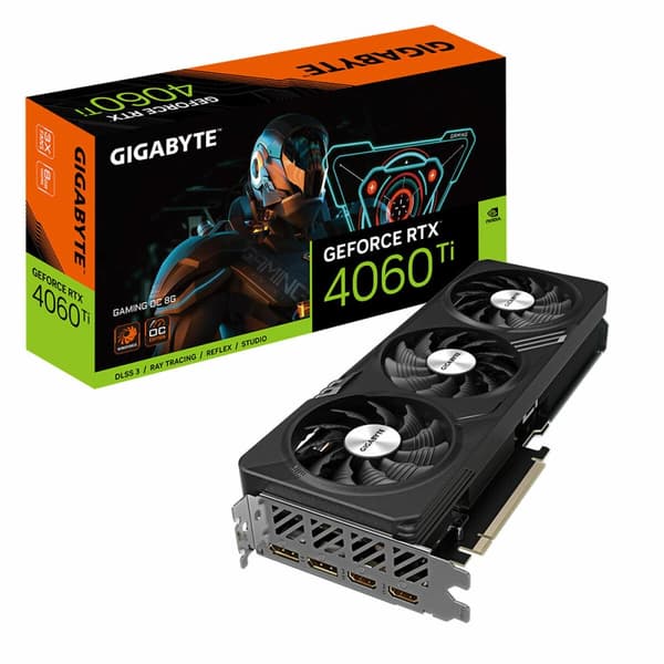 Grafikkort Gigabyte GeForce RTX 4060 Ti GAMING OC 8G Geforce RTX 4060 Ti GDDR6 GDDR6X