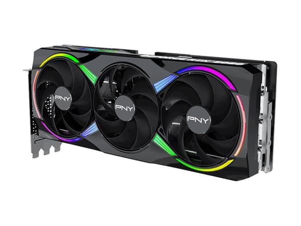 PNY GeForce RTX 5080 ARGB OC - Grafikkort - GeForce RTX 5080 - 16 GB GDDR7 - PCIe 5.0 x16 - 3 x DisplayPort, HDMI Sort
