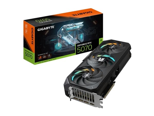GIGABYTE GeForce RTX 5070 Ti GAMING OC 16G Graphics Card - 16GB GDDR7, 256bit, PCI-E 5.0, 2588 MHz Core Clock, 3 x DP 2.1a, 1 x HDMI 2.1b, NVIDIA DLS