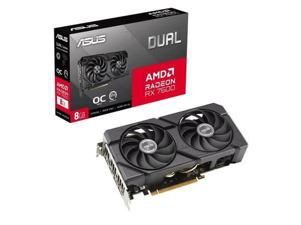ASUS Radeon RX 7600 DUAL 8GB EVO OC