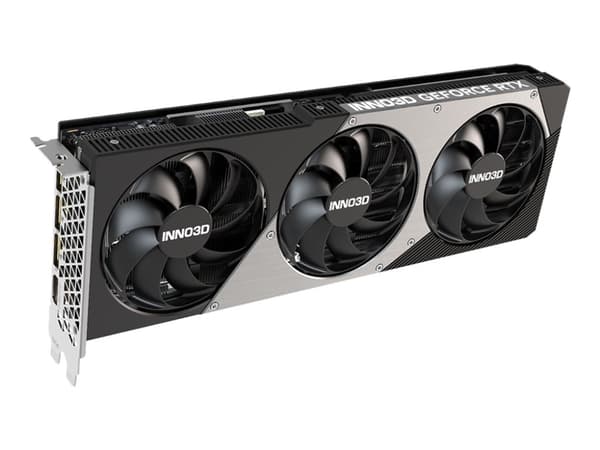 Inno3D GeForce RTX 5070 Ti X3 OC - Grafikkort - GeForce RTX 5070 Ti - 16 GB GDDR7 - PCI Express 5.0 - HDMI, 3 x DisplayPort Svart, Grå