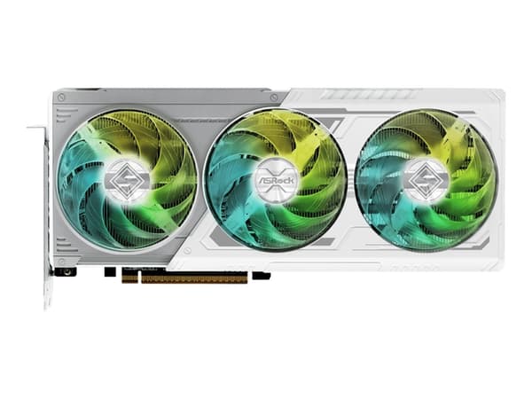 ASRock - Grafikkort - 16 GB - HDMI Grå, Hvit