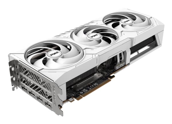 Sapphire Pure Radeon RX 9070 XT - Grafikkort - Radeon RX 9070 XT - 16 GB GDDR6 - PCIe 5.0 x16 - 2 x DisplayPort, 2 x HDMI