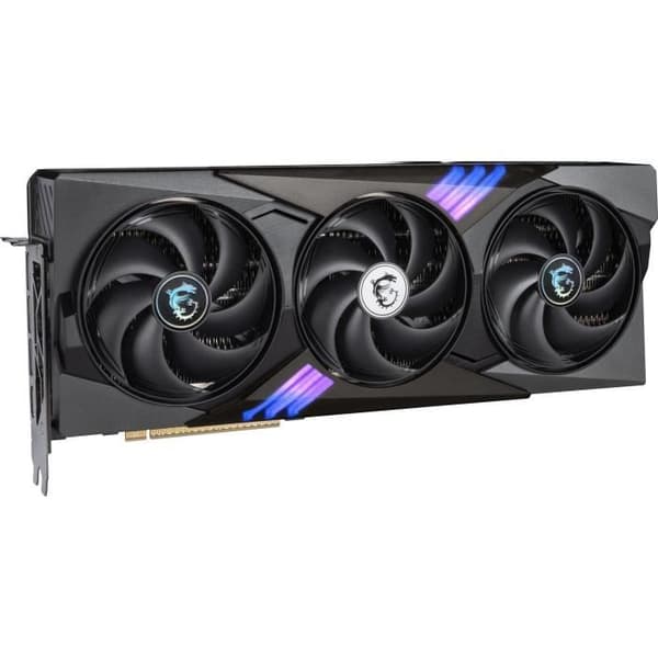 Grafikkort - MSI - GeForce RTX 5080 Gaming Trio OC - 16 GB - GDDR7 - PCIe Gen 5 Sort