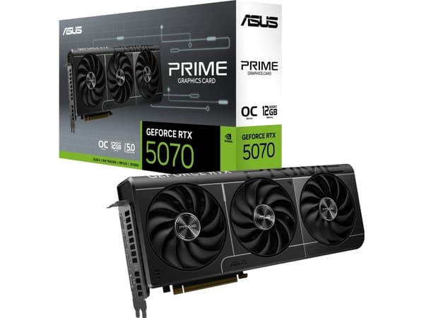 ASUS - Grafikkort - 12 GB - PCIe 4.0 - HDMI, 3 x DisplayPort Sort
