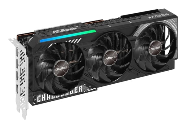 ASRock Radeon RX 9070 Challenger 16GB - Grafikkort - Radeon RX 9070 - 16 GB GDDR6 - PCIe 5.0 x16 - HDMI, 3 x DisplayPort