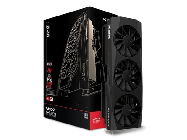 XFX QuickSilver Radeon RX 9070 OC Gaming Edition, Radeon RX 9070, 16 GB, GDDR6, 256 bit, 7680 x 4320 piksler, PCI Express 5.0