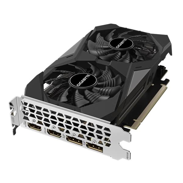 Näytönohjain Nvidia geforce rtx 3050 (6 gb, gddr6, 96 bittiä, pcie 4.0 16x, muisti 14000 mhz, gpu 1477 mhz, 2xhdmi), Gigabyte
