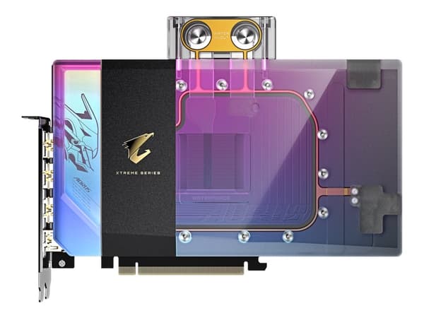 AORUS - Grafikkort - 3 x DisplayPort Sort, Gjennomsiktig