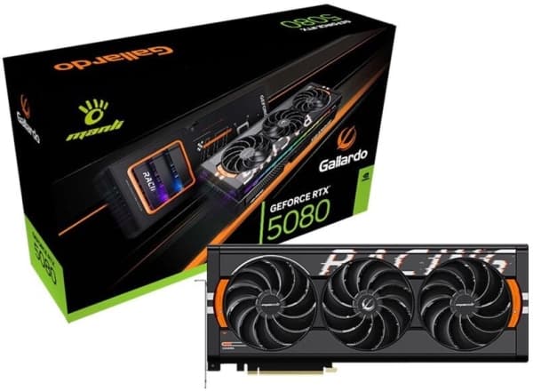 Manli VGA Man GeForce® RTX 5080 16GB Gallardo OC (N76250800M36281)