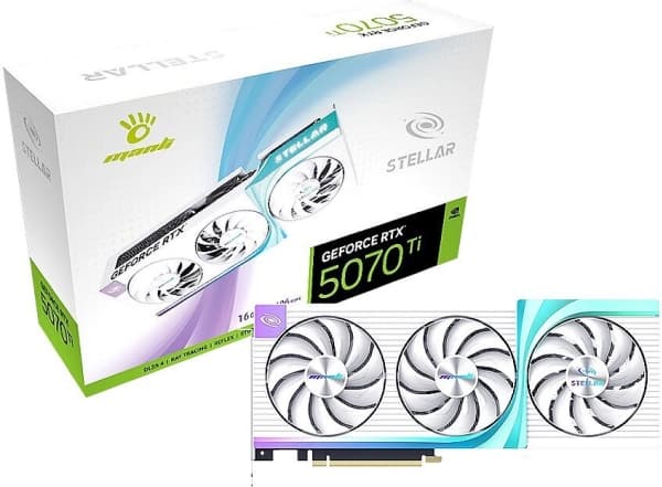 Manli VGA Man GeForce® RTX 5070 TI 16 GB Stellar OC (N765507TIM36450)