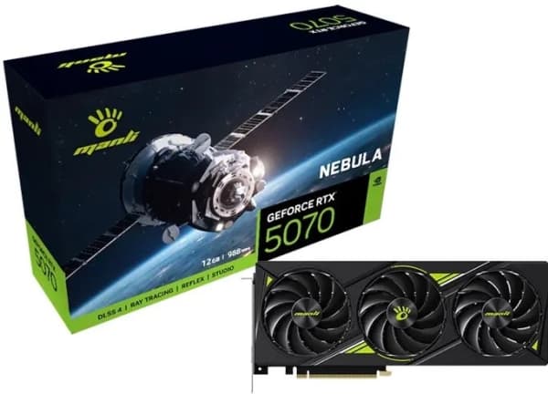 Grafikkort VGA Man GeForce RTX 5070 12GB Nebula
