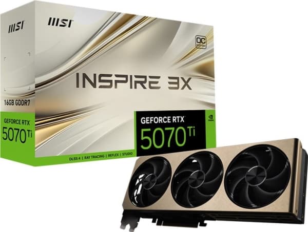 Karta graficzna MSI GeForce RTX 5070 Ti Inspire 3X OC Plus 16GB GDDR7