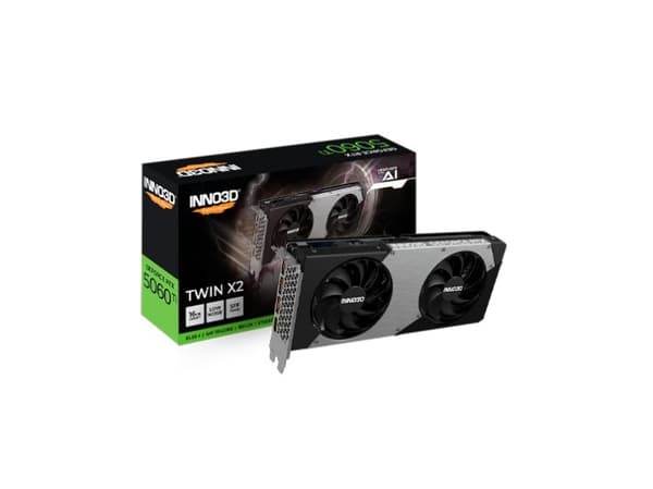 INNO3D GEFORCE RTX 5060 Ti 16GB TWIN X2 OC GDDR7 3xDP 1xHDMI