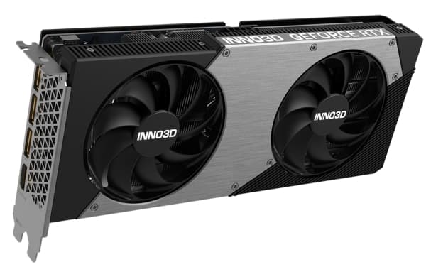 INNO3D GEFORCE RTX 5060 Ti 16GB TWIN X2 OC GDDR7 3xDP 1xHDMI Sort, Grå