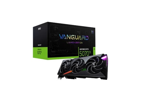 Grafikkort MSI VGA PCIE16 RTX5070TI 16GB 5070TI 16G VANGUARD SOC