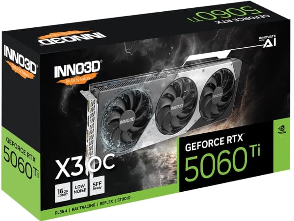 INNO3D GEFORCE RTX 5060 Ti 16GB X3 OC GDDR7 3xDP 1xHDMI
