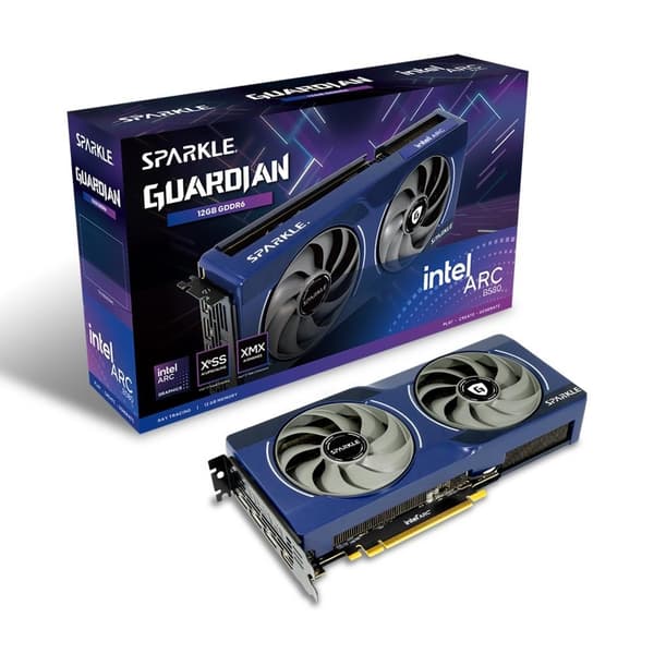 Grafikkort Intel arc b580 (12 gb, gddr6, 192 bit, PCie 4.0 8x, sb580g-12g), Sparkle
