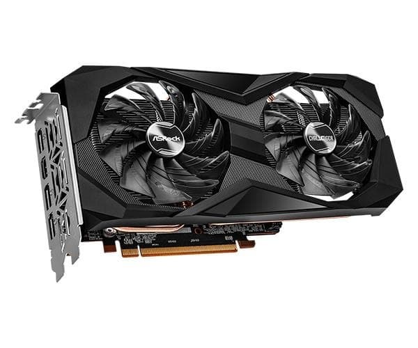 Näytönohjain AMD Radeon rx 6600 (8 gb, gddr6, 128 bit, PCie 4.0 16x, gpu 1626 MHz, kaksipaikkainen tuuletin, 1xhdmi), Asrock