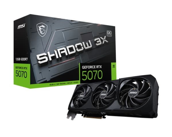MSI GeForce RTX 5070 12GB SHADOW 3X OC BULK