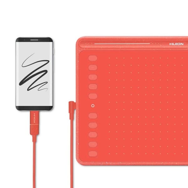 Läsplatta Huion HS611 RED