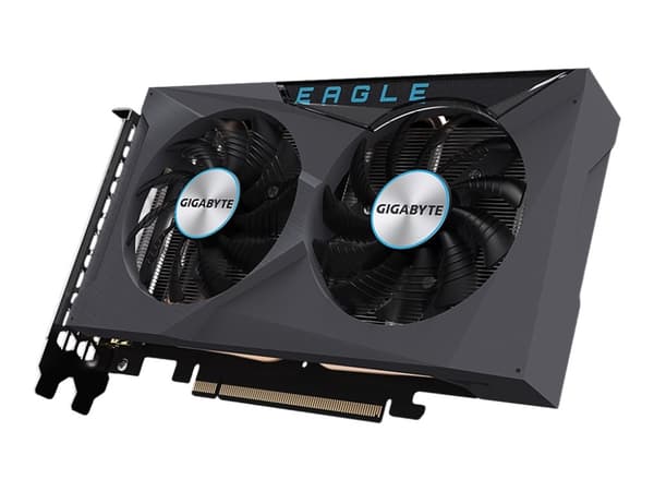 Gigabyte Radeon RX 6500 XT EAGLE 4G - Grafikkort - Radeon RX 6500 XT - 4 GB GDDR6 - PCIe 4.0 - DisplayPort, HDMI Grå