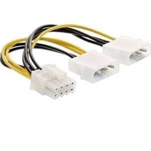 InLine - strømforsyning - intern strømforsyning, 4-benet til 8-benet PCIe-strøm - 15 cm (26628C)