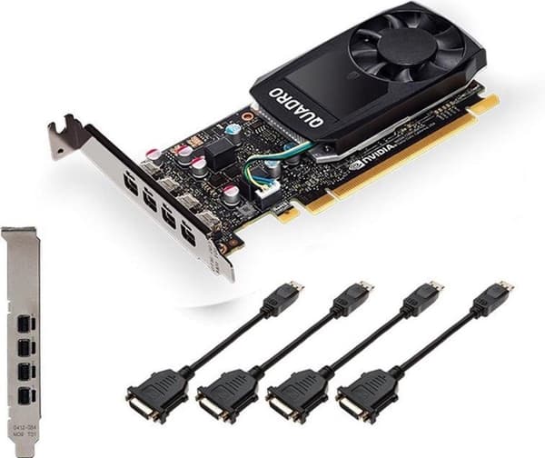 PNY VCQP1000DVIV2-PB videokort Quadro P1000 V2 4GB GDDR5