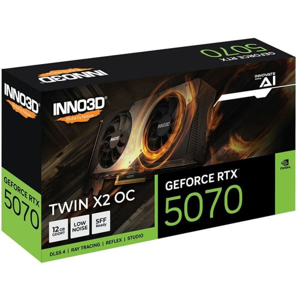 Grafikkort INNO3D N50702-12D7X-195064N nvidia geforce rtx 5070 12 GB
